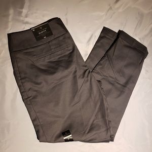 NWT Worthington Misses Dress Pants Gray Sz 12 Slim